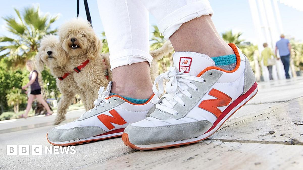 New Balance rejects 'shoes for white people' claim by extreme US site - BBC  News