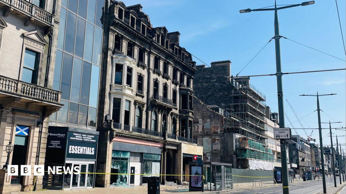 Police probe Edinburgh Debenhams blaze as hotel rebuild stalls