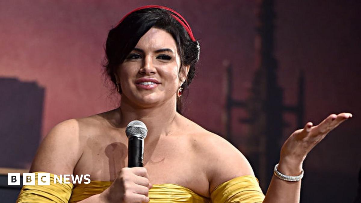 Gina Carano dropped from Mandalorian after abhorrent posts - BBC News