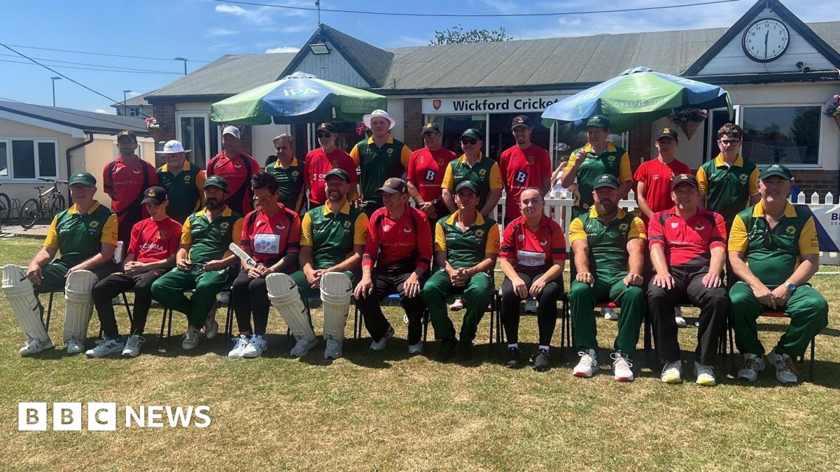 Australian transplant cricket team visits Wickford for match