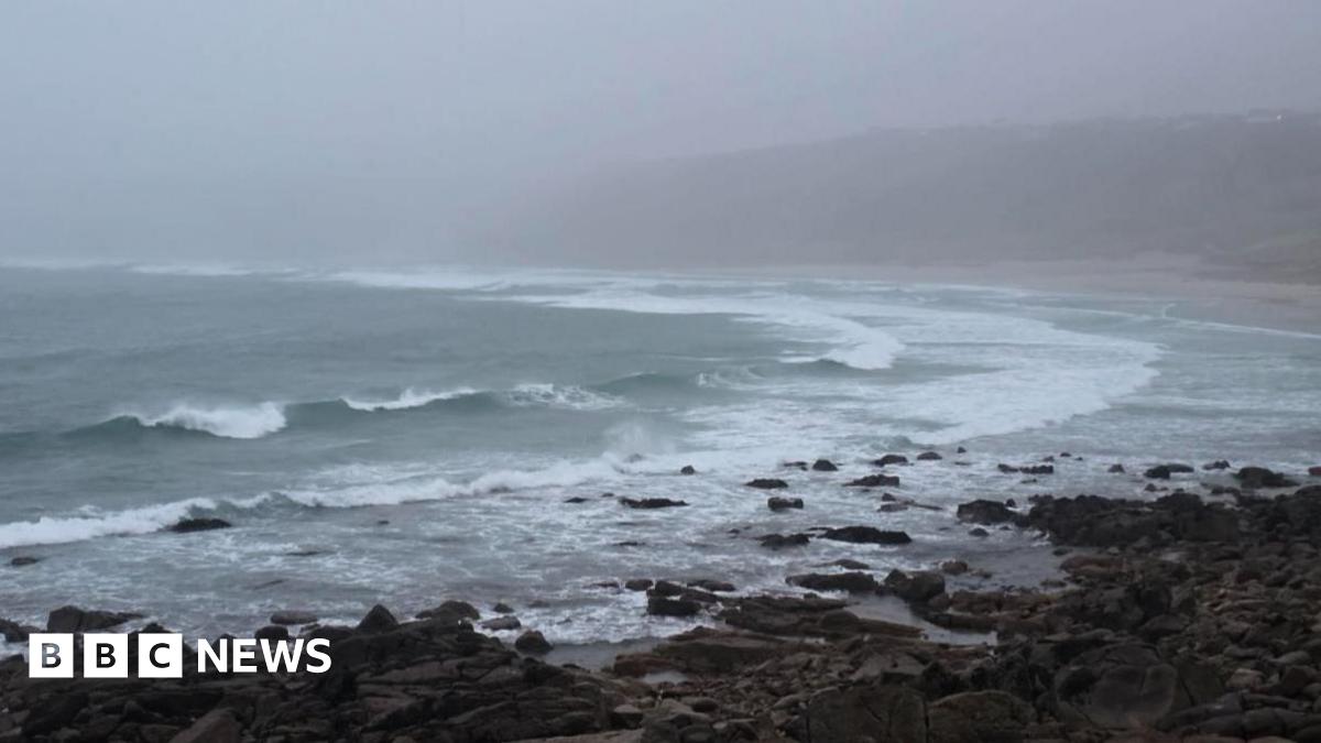 Image for Cornwall and Channel Islands hit by Storm Goretti