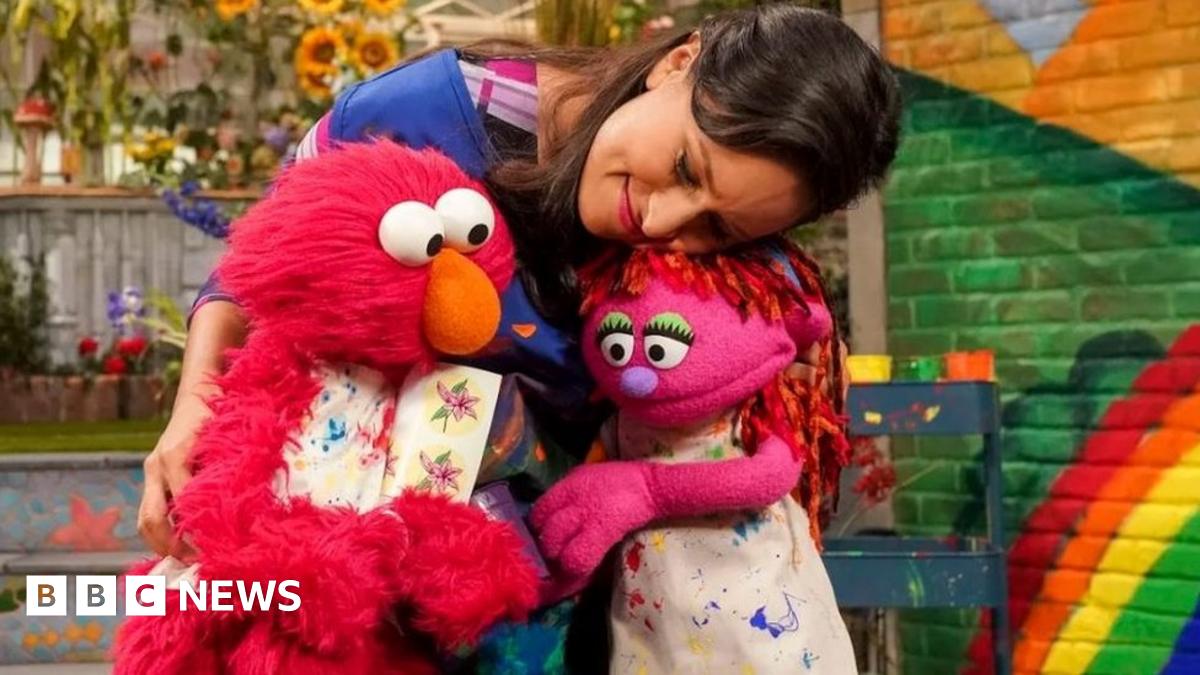 Sesame Street Meet Lily, the first homeless muppet BBC News