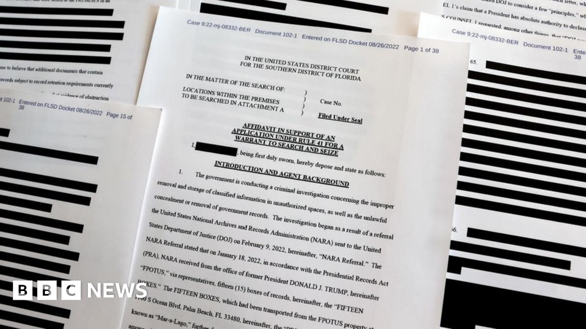 What you need to know about the US classified documents saga - BBC News