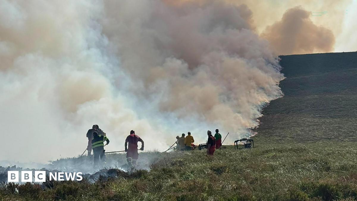 Cairngorms wildfire 'contained', but very high risk remains