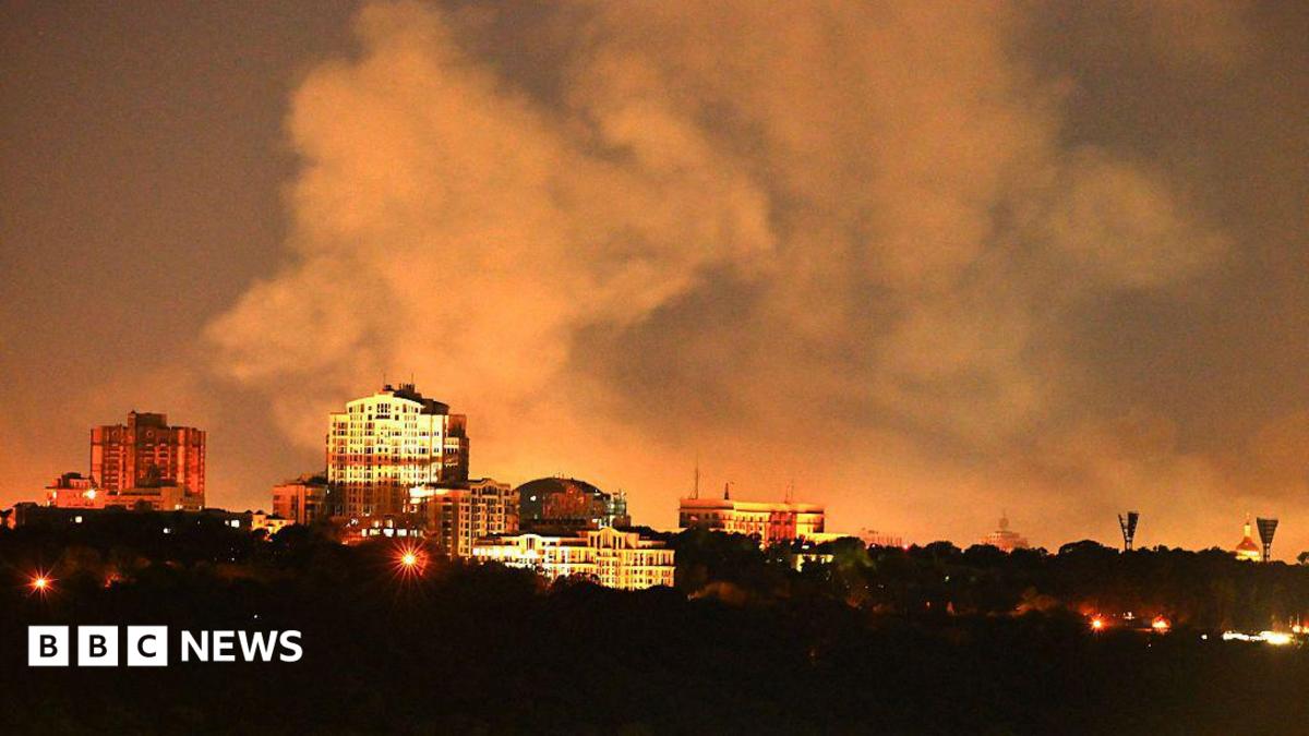 Russian Missile Strike Hits Kyiv, Damaging Children's Hospital