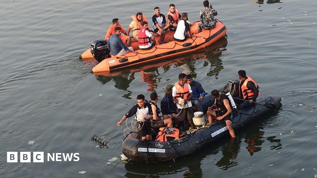 Morbi bridge collapse: India police arrest nine after disaster - BBC News