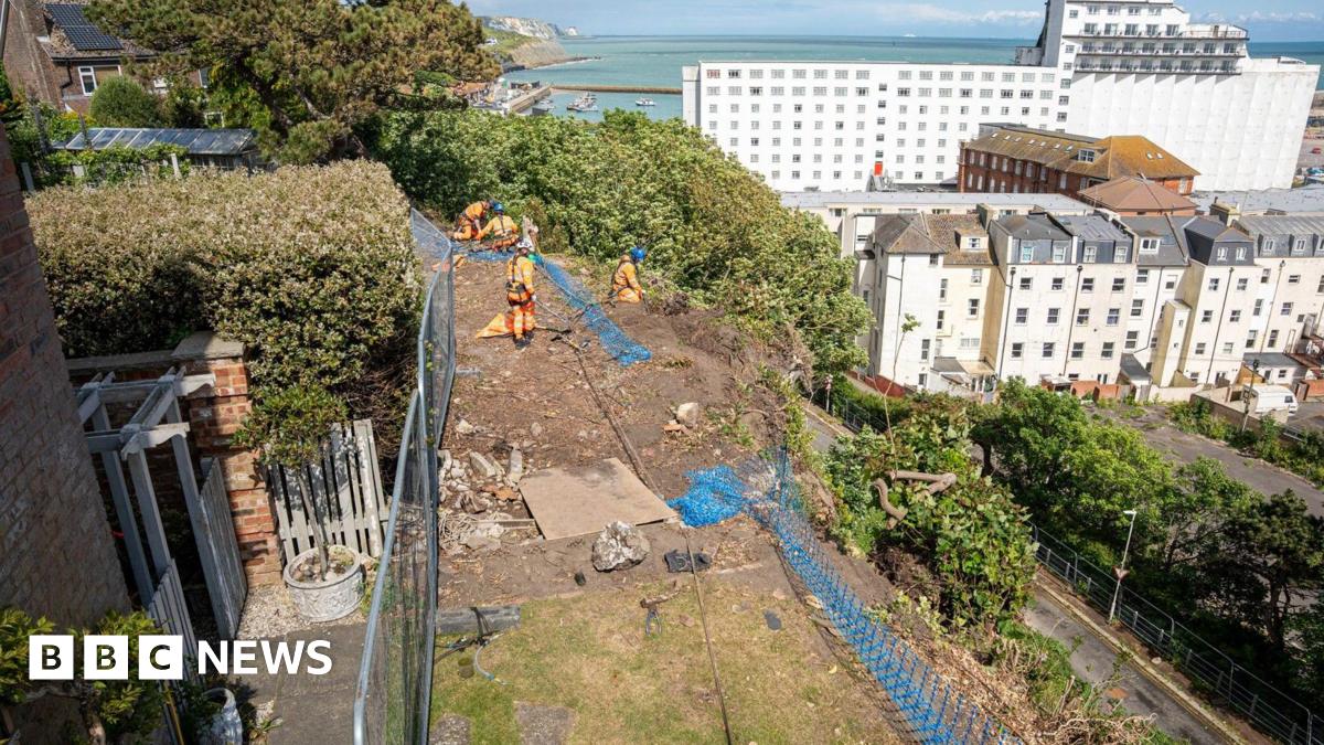 bbc.co.uk - Bob Dale - Repairs to Folkestone's Road of Remembrance began in mid-May