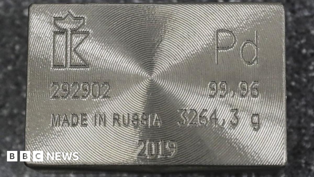 More precious than gold: Why the metal palladium is soaring - BBC News