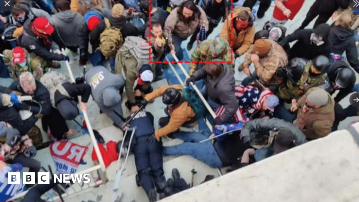 US Capitol rioter who beat officer with flagpole sentenced BBC News