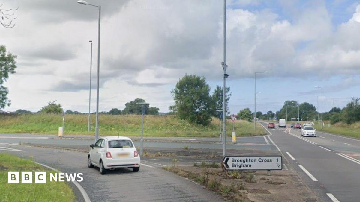 Coach driver injured in six-vehicle A66 crash at Brigham turnoff