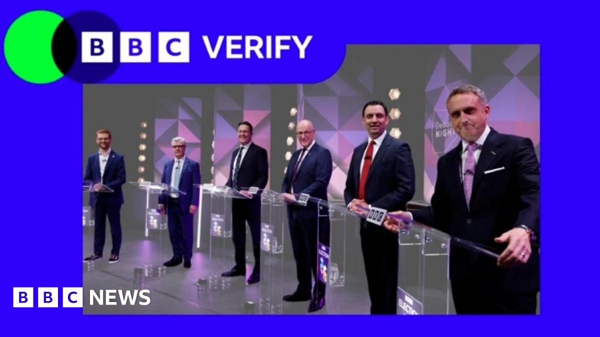 It's been a Holyrood election of disputed claims - BBC Verify fact-checked them