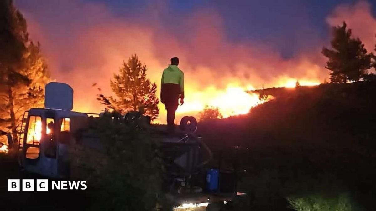 Highland wildfire smoke blows into Aberdeen - 97 miles away