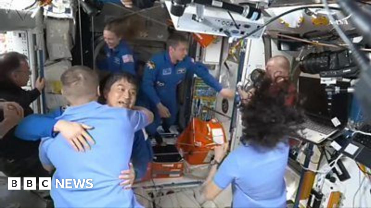 SpaceX capsule docks with ISS as stranded Nasa astronauts prepare return