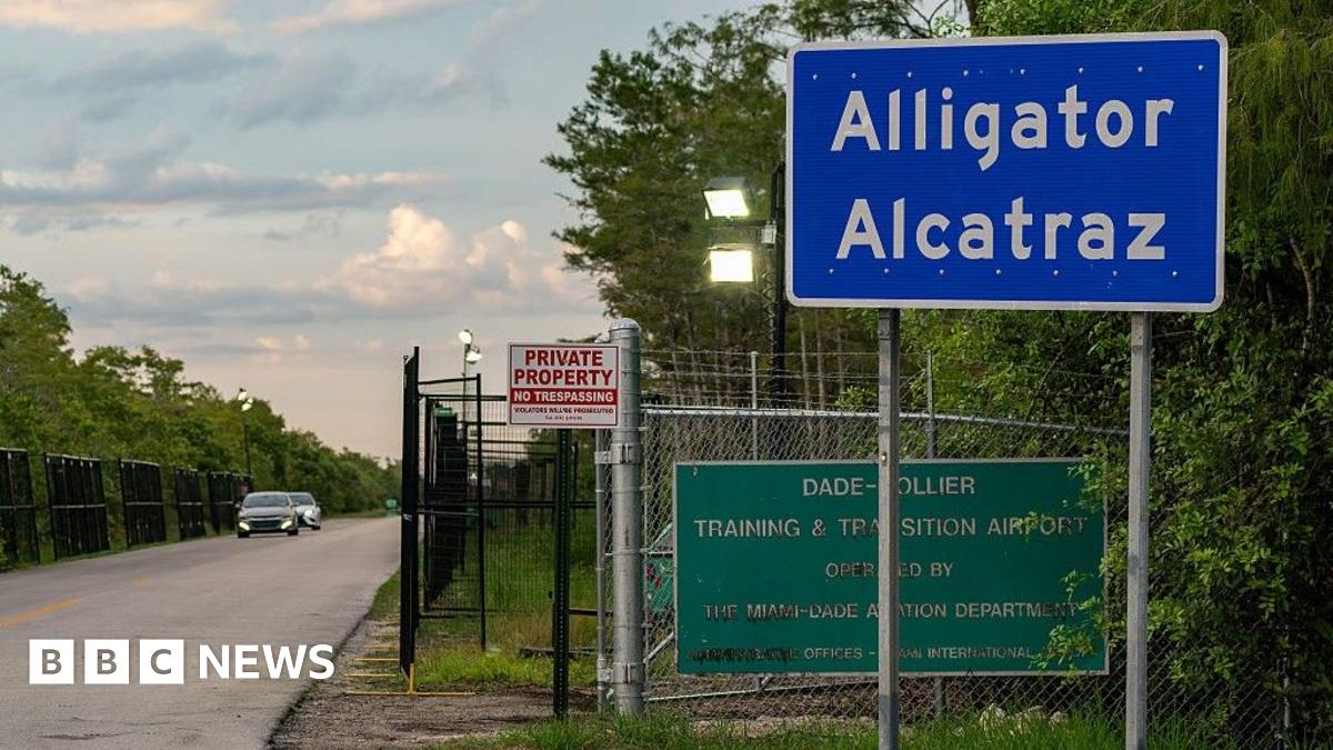 Life inside notorious 'Alligator Alcatraz' in its final days