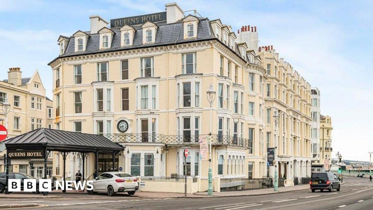 1900's　Brighton No.150 Queen Mill 残り1点 The Queens Hotel Brighton, East Sussex, England Stock Photo