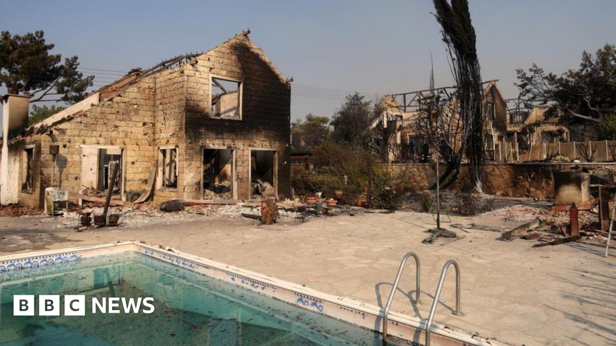 Cyprus wildfire: Two die in burned car as 44C heat expected