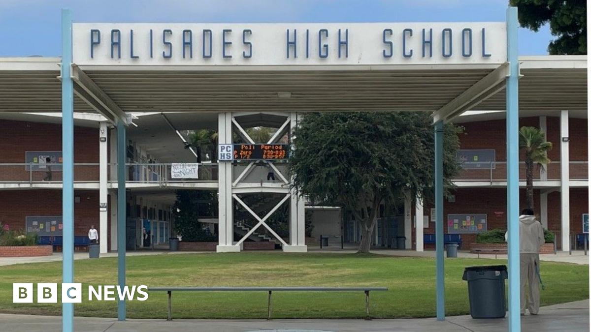 Palisades Charter High School: LA blaze reportedly engulfs school made famous by Hollywood