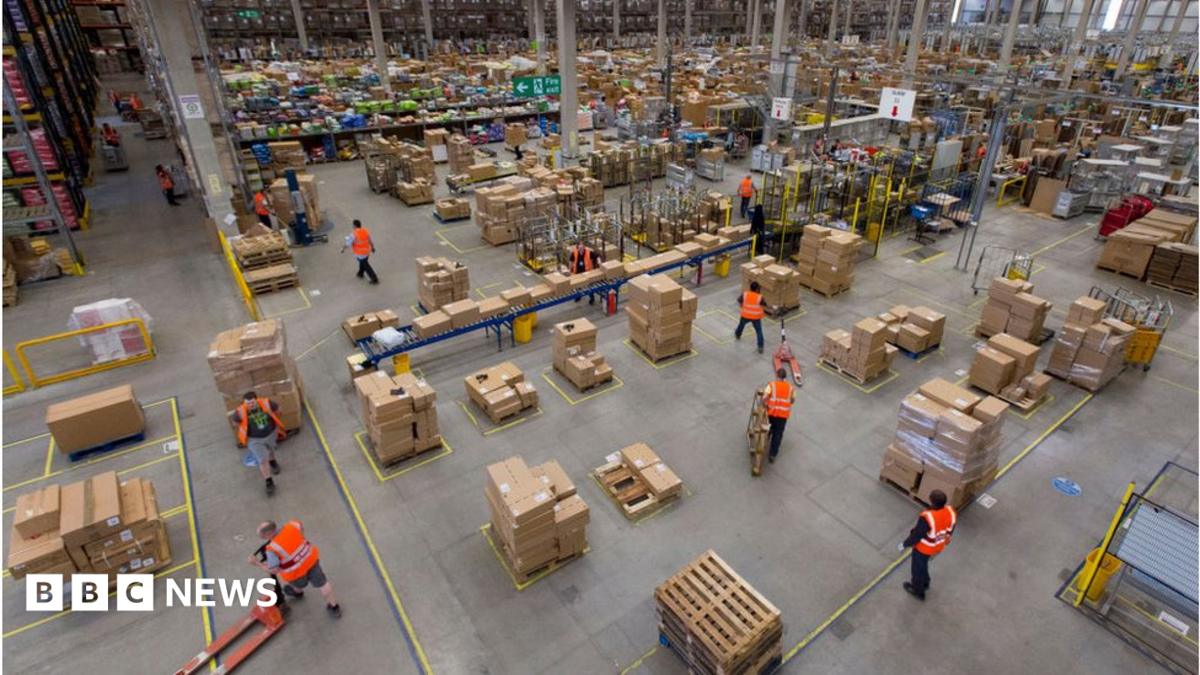 Amazon owed £3m tax rebate amid Rugeley floor space row - BBC News