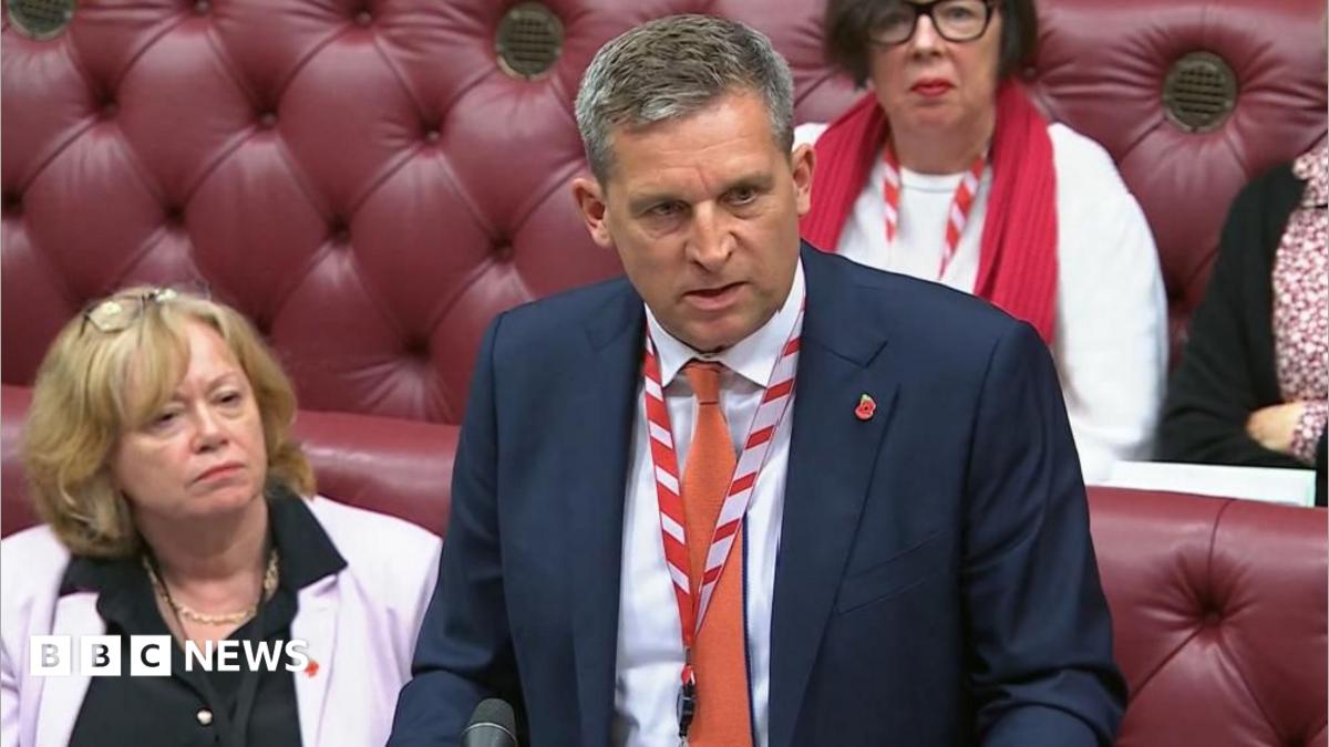 Prisons minister Lord Timpson quits government