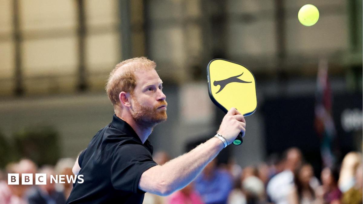 Prince Harry plays pickleball at Invictus Games event, but no Meghan