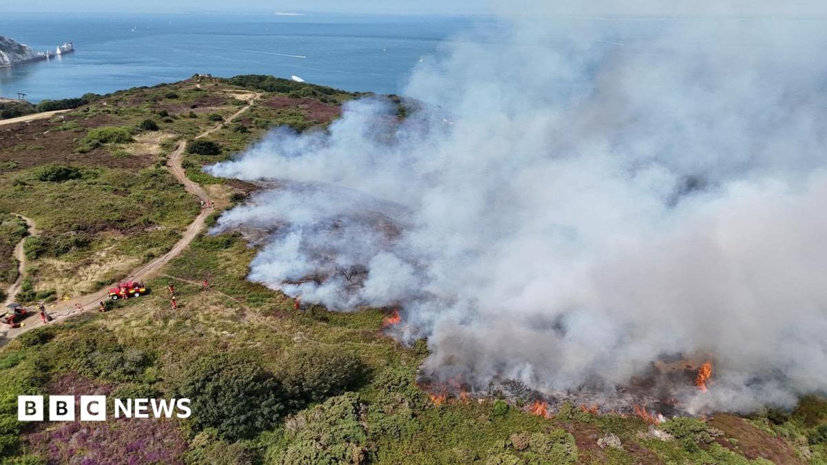 Headon Warren blaze grows as 65 firefighters battle fire