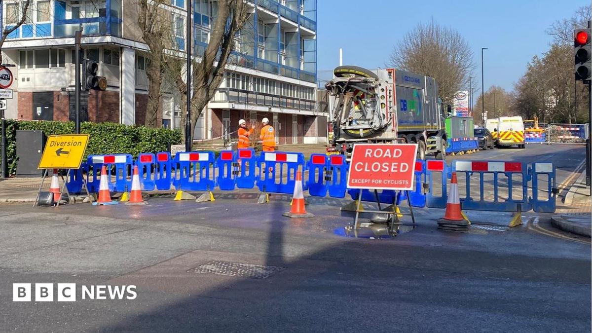 Caledonian Road burst water main undergoes emergency repairs