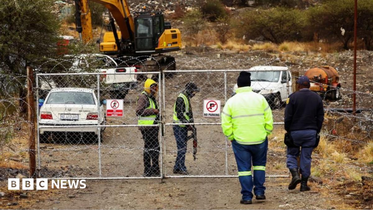 South Africa dump site collapse kills 14 suspected illegal miners