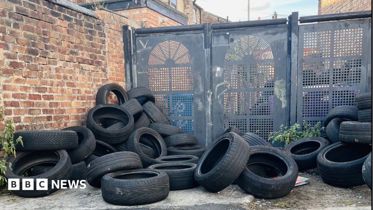 Over 160 Tyres Illegally Dumped in Anfield Alley