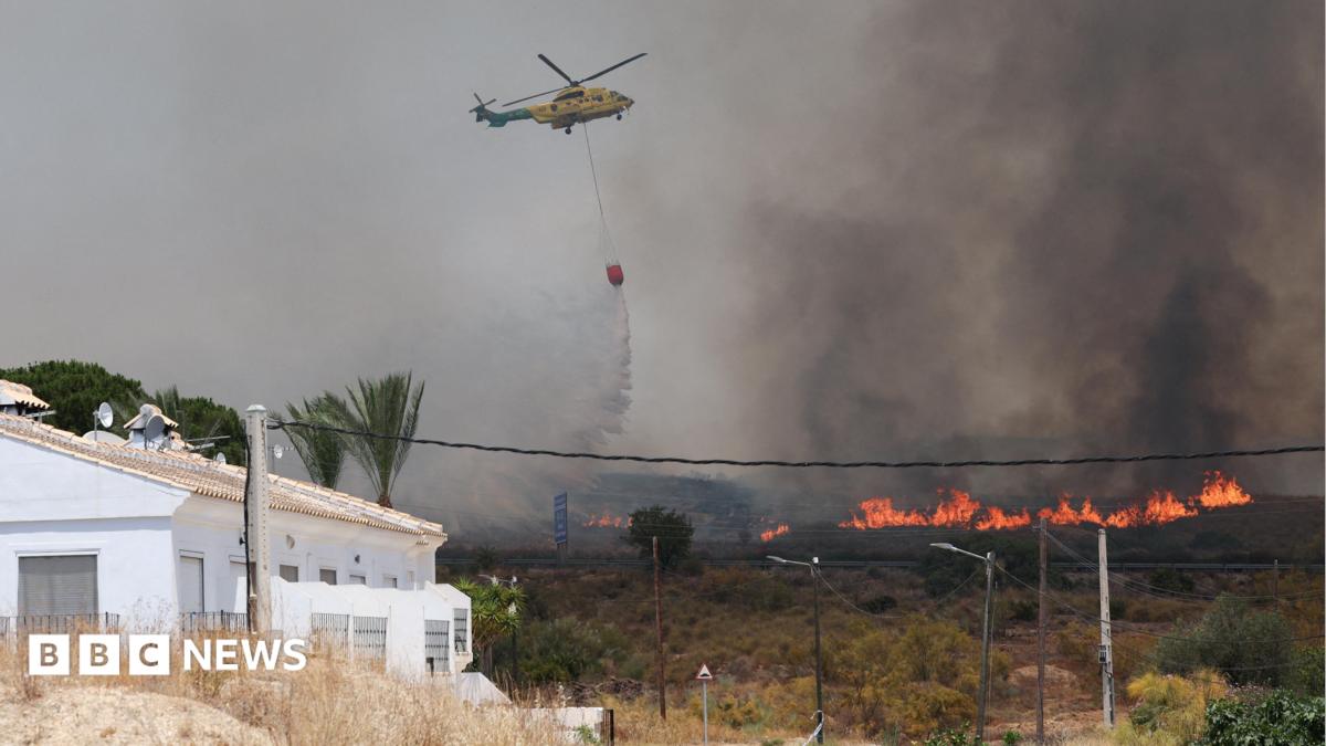 Wildfire in southern Spain leaves at least 12 dead and 23 missing