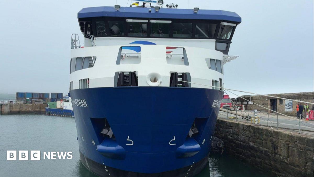 Scilly freight ship arrives in Cornwall after 8,000‑mile journey