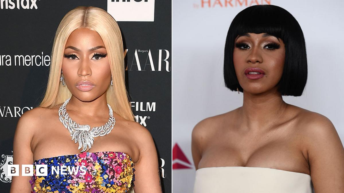 Nicki Minaj 'mortified' by Cardi B scuffle - BBC News