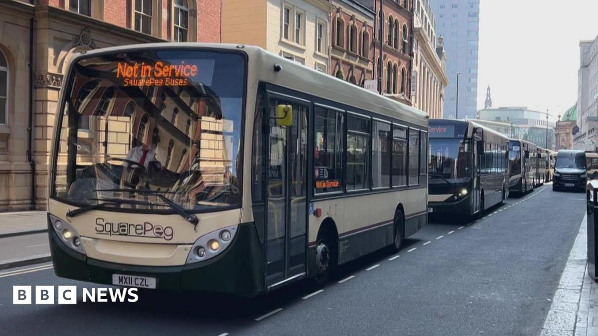 Leeds bus fleet protests over 'unfair' franchise process