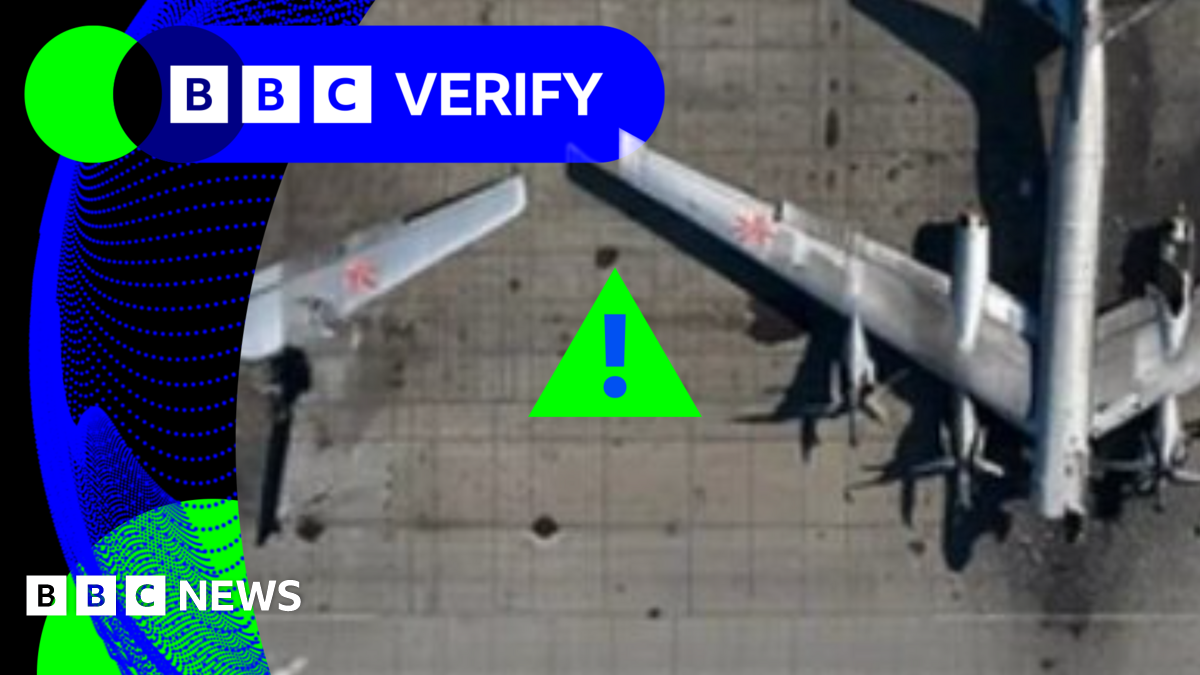 BBC Verify Live: Debunking AI-generated images of Russian airbases thumbnail