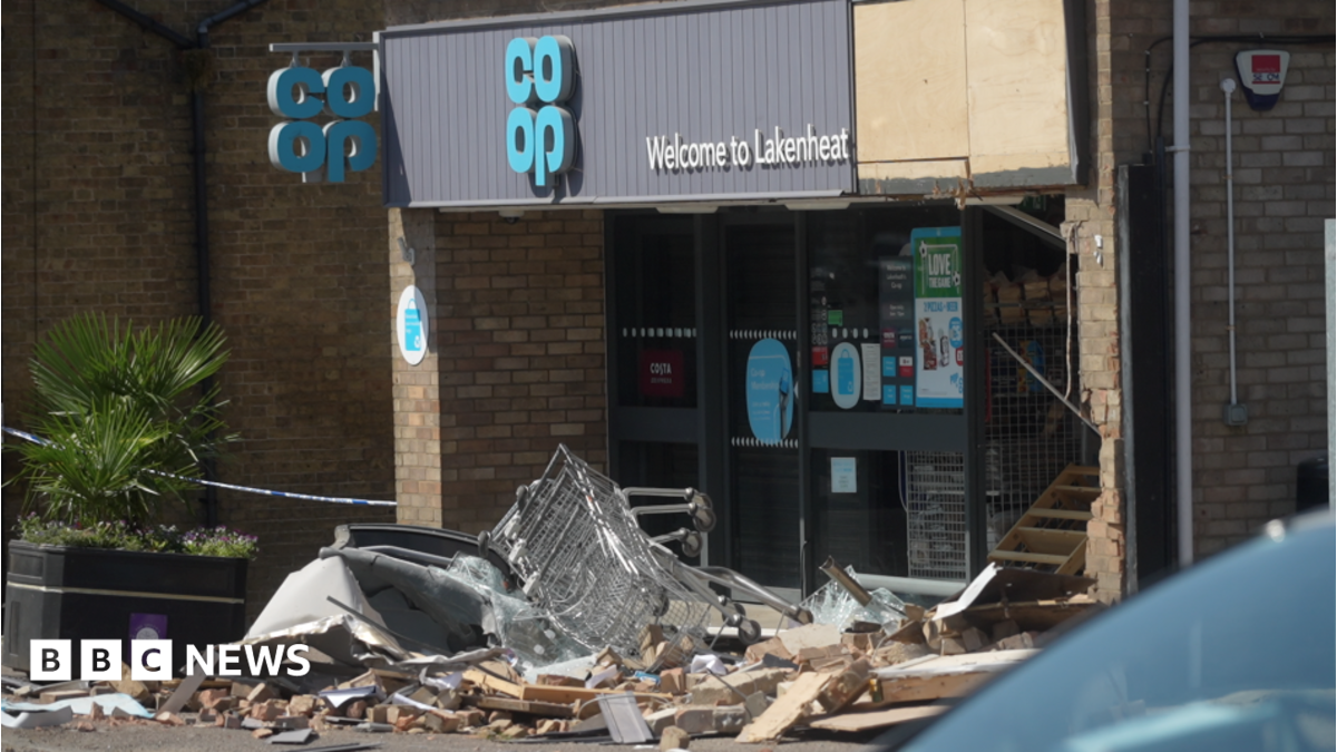 Co-op cash machine ripped out in Lakenheath ram raid