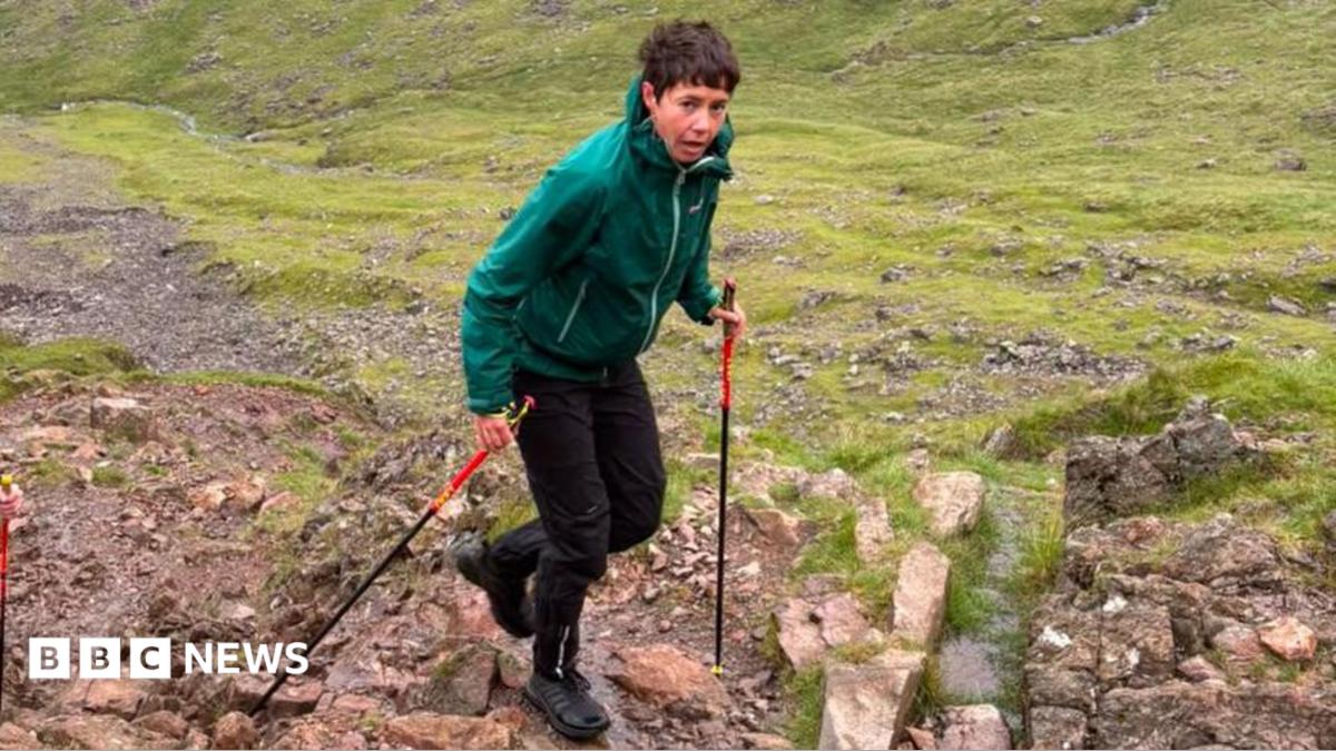 Runner becomes fastest woman to complete the three peaks challenge on foot