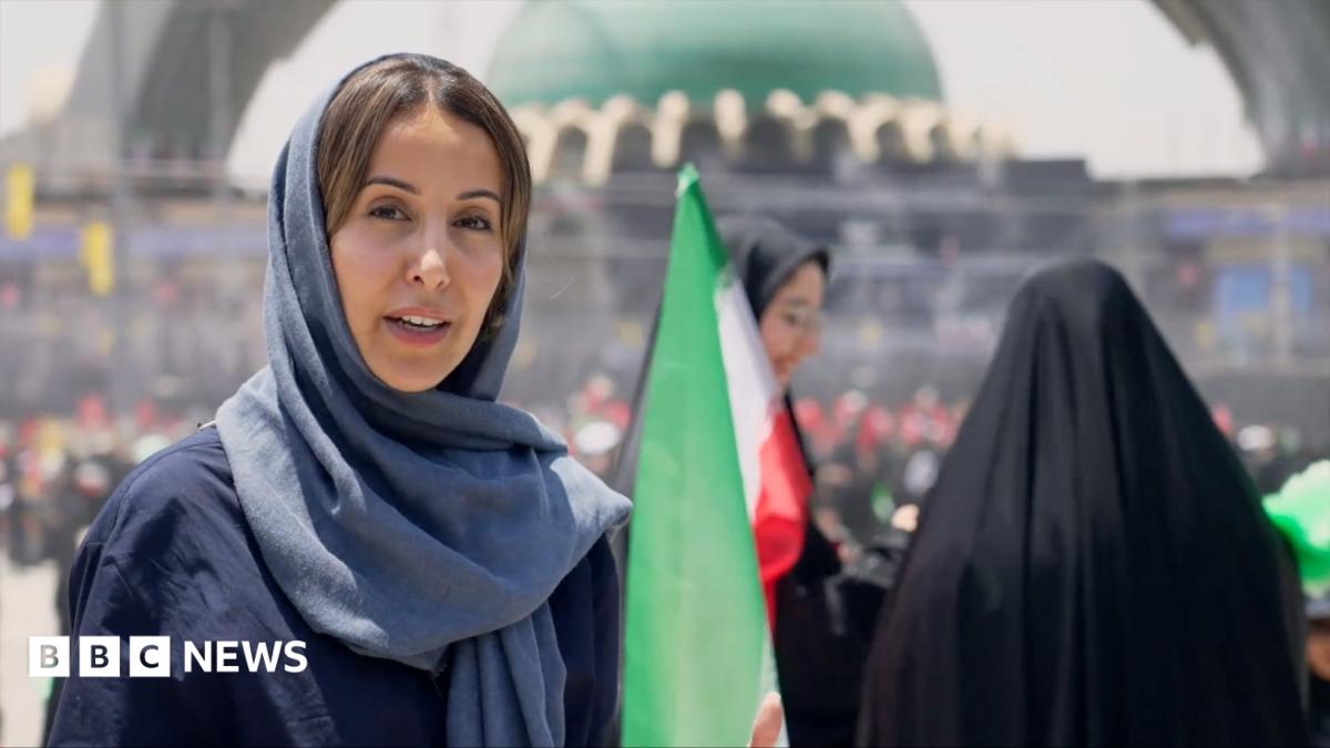 BBC in Tehran as mourners gather for former supreme leader's funeral