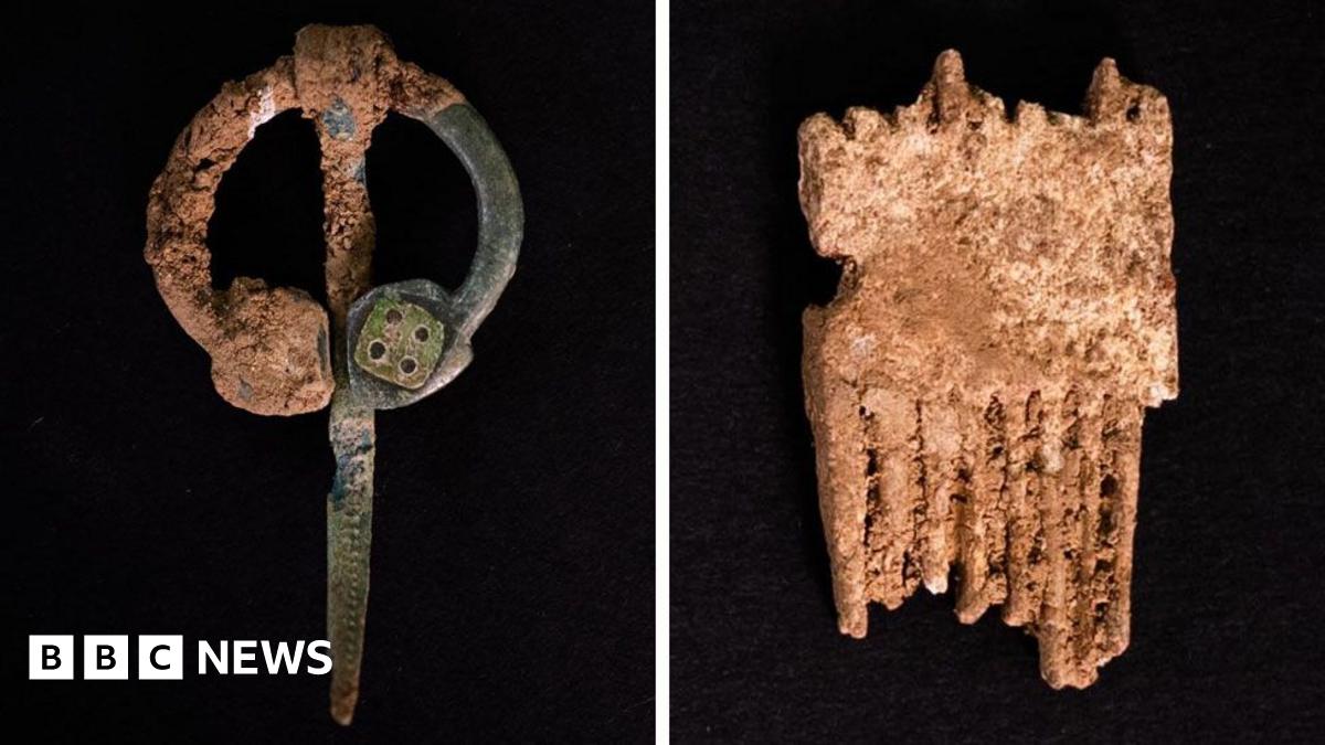 İlginç bulgular ortaçağ mezarlığındaki...