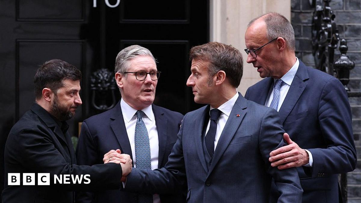 
                            European leaders walk tightrope between backing Ukraine and keeping US on board