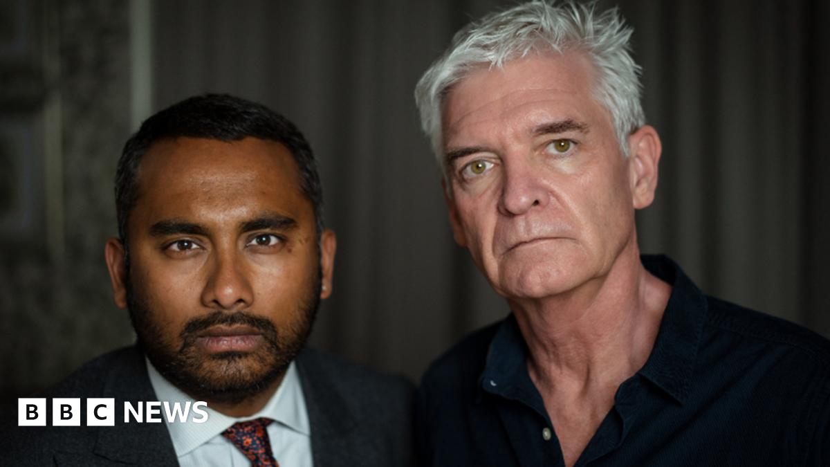 Phillip Schofield's hands were shaking through interview - BBC News