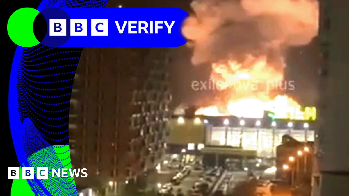 Footage shows huge blast in Russia's Novorossiysk and damage from strikes across Ukraine