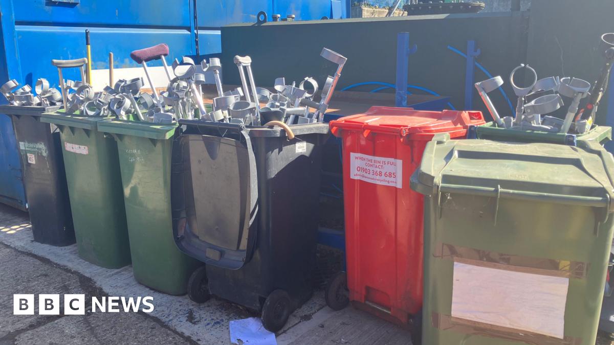 More than 5,000 walking aids reused for NHS and Ukraine at Surrey tips