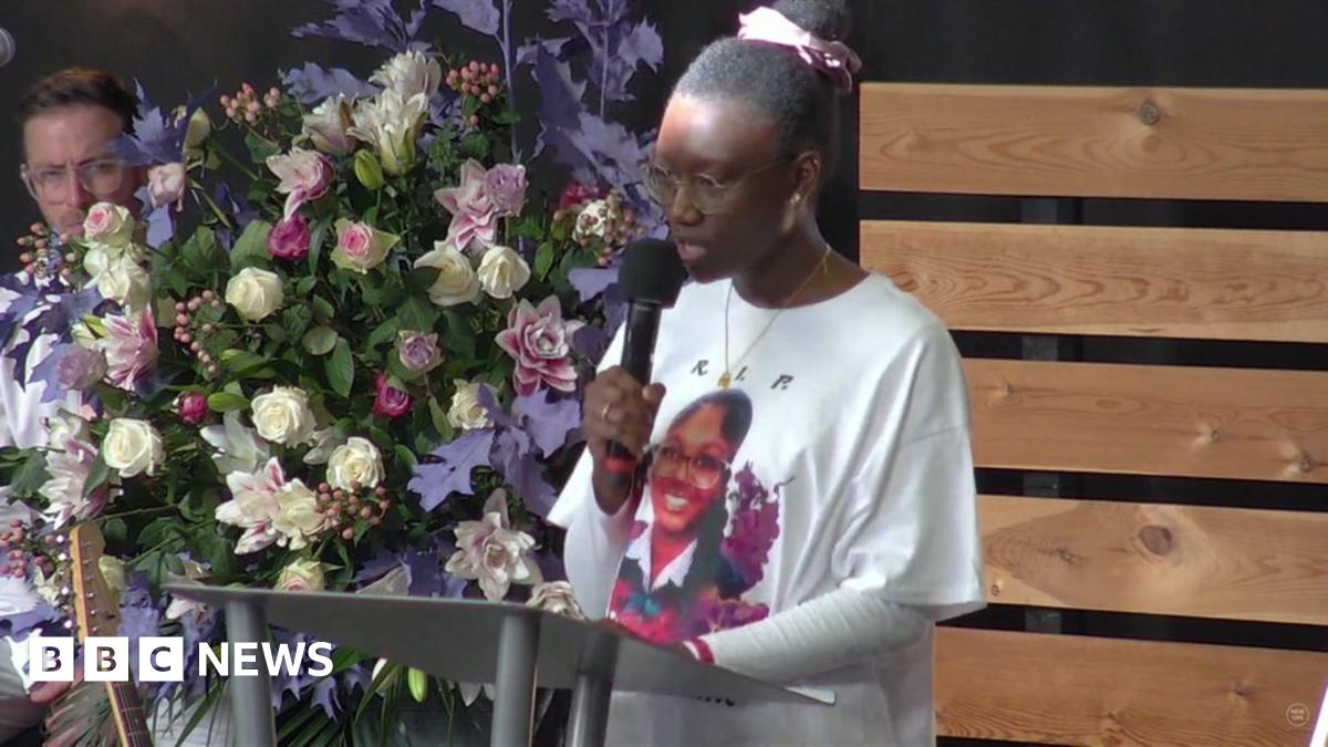 Elianne Andam Mourners remember 15yearold girl BBC News
