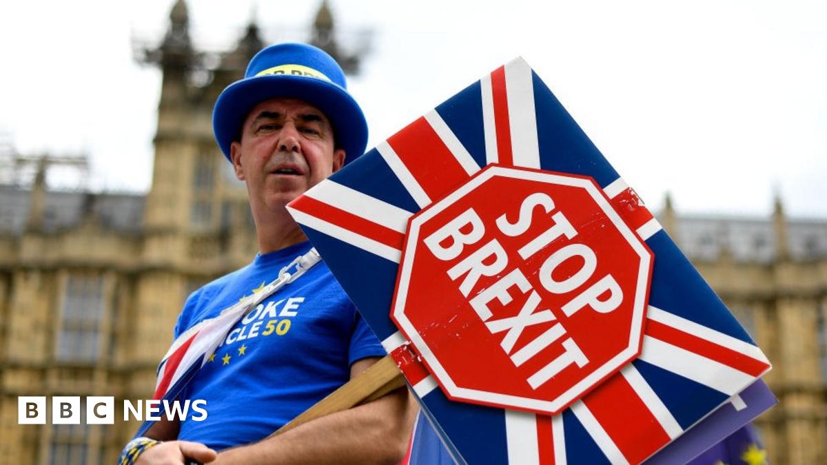 Brexit: Steve Bray vows to carry on 'Mr Stop Brexit' protest