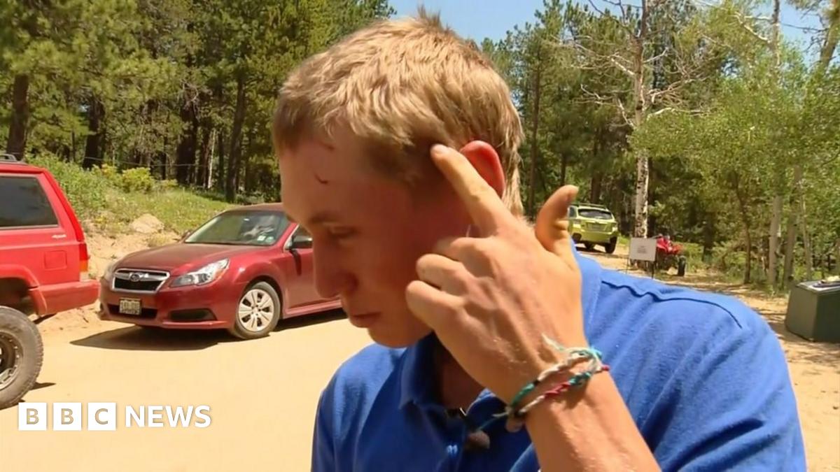 Colorado teen camper heard 'crunching' as bear bit his head BBC News
