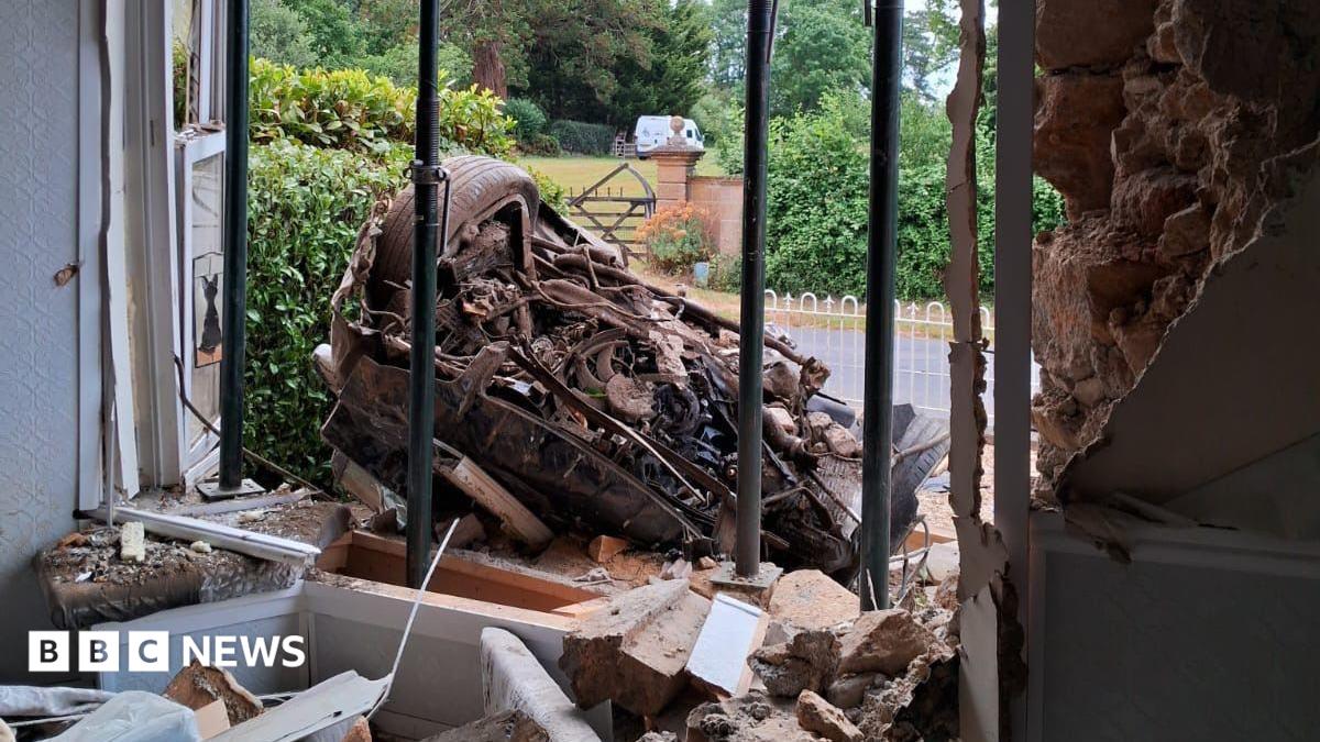 Somerton man charged after car crashes into Martock house