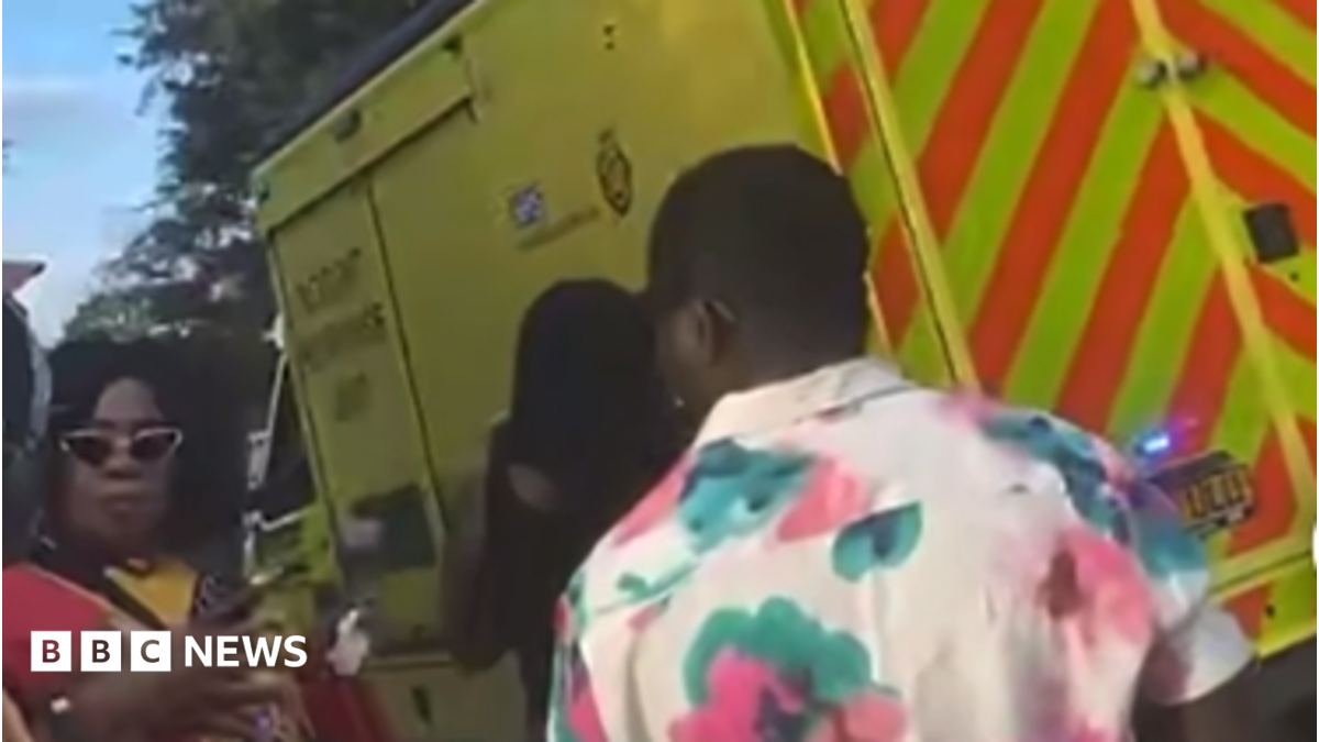 Three in hospital after fire and crush at festival in London