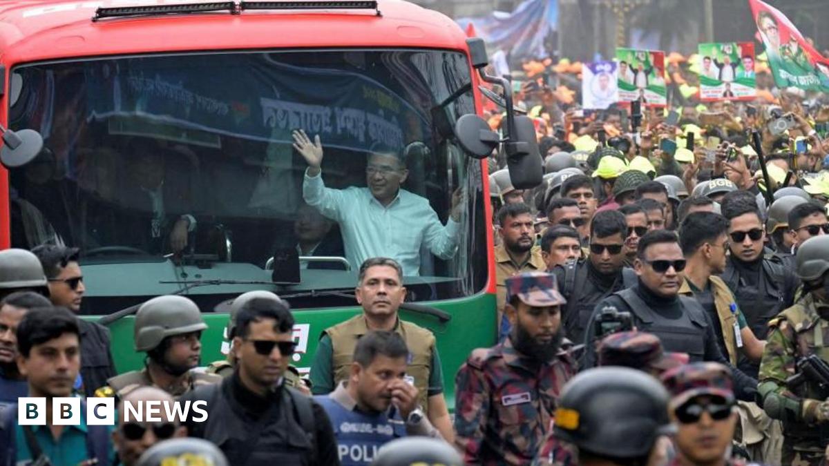 Front-runner to be Bangladesh PM returns after 17 years in exile