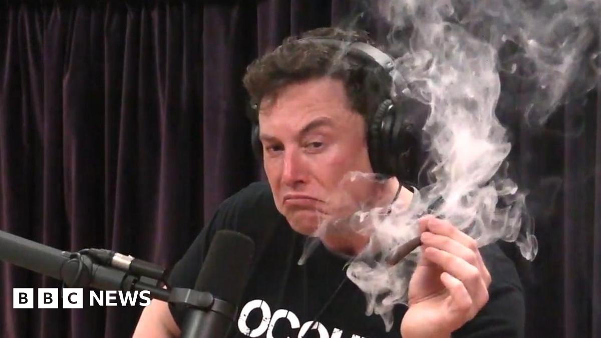 elon musk stop smoking cigarettes Elon Musk smokes marijuana live on web show