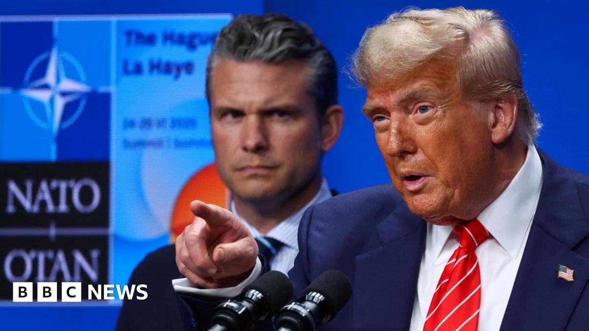 Trump says Nato defence spend rising to 5% of GDP is 'big win' for US and the West - BBC