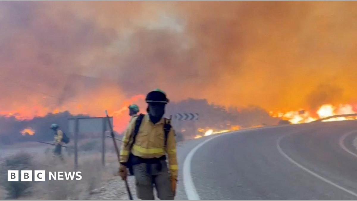 At least 11 die in Spain wildfire as heatwave continues in Southern Europe